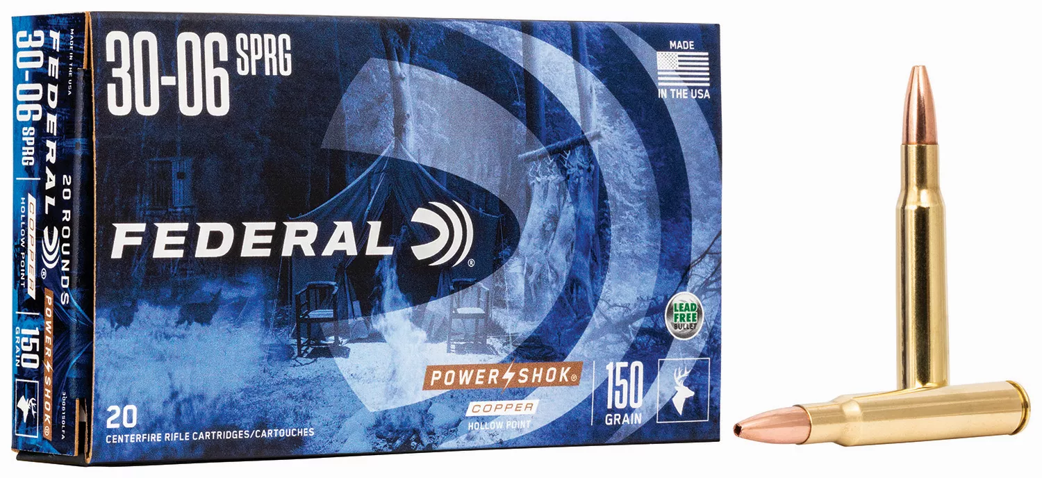 Federal 24385LFA Power-Shok243Win 85gr Copper Hollow Point 20 Per Box